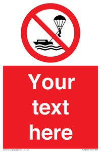 Custom No parasailing